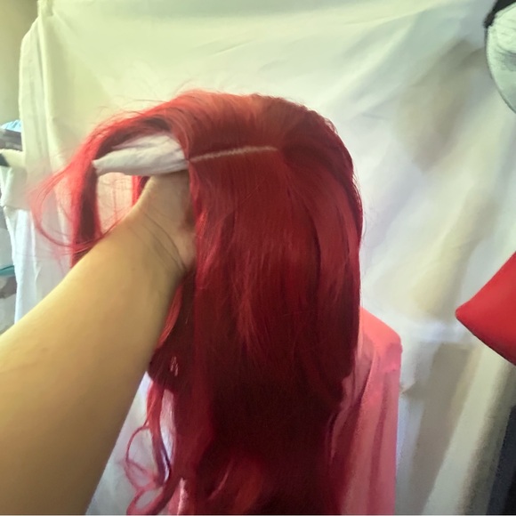 Luxurious Red Hair Wig - Picture 2 of 4
